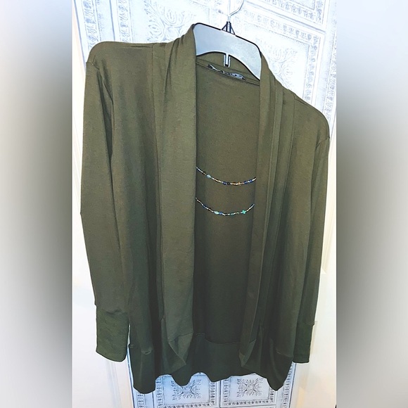 NWT CNFIO Sz-XL Easy Coordinate Cardigan- Comfort & Confidence Soft & Fresh Look - Picture 3 of 16